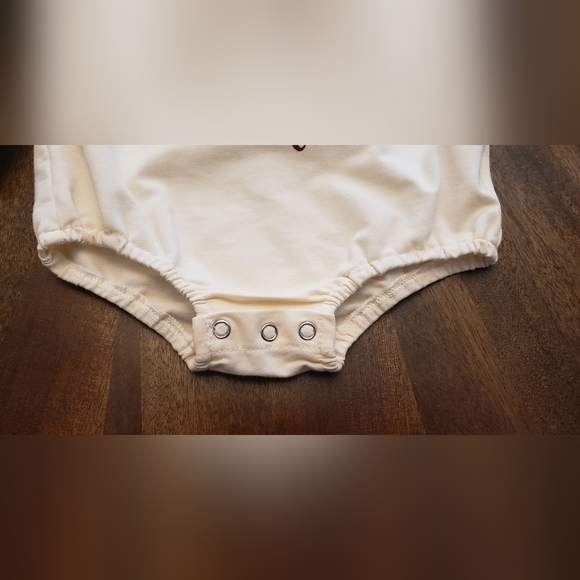 Little Miss One-derful Cream One Piece Size 12 Months - Picture 3 of 6